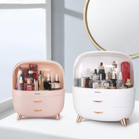 Large Capacity Dustproof Cosmetic Organizer| Drawer Storage for Makeup & Skincare