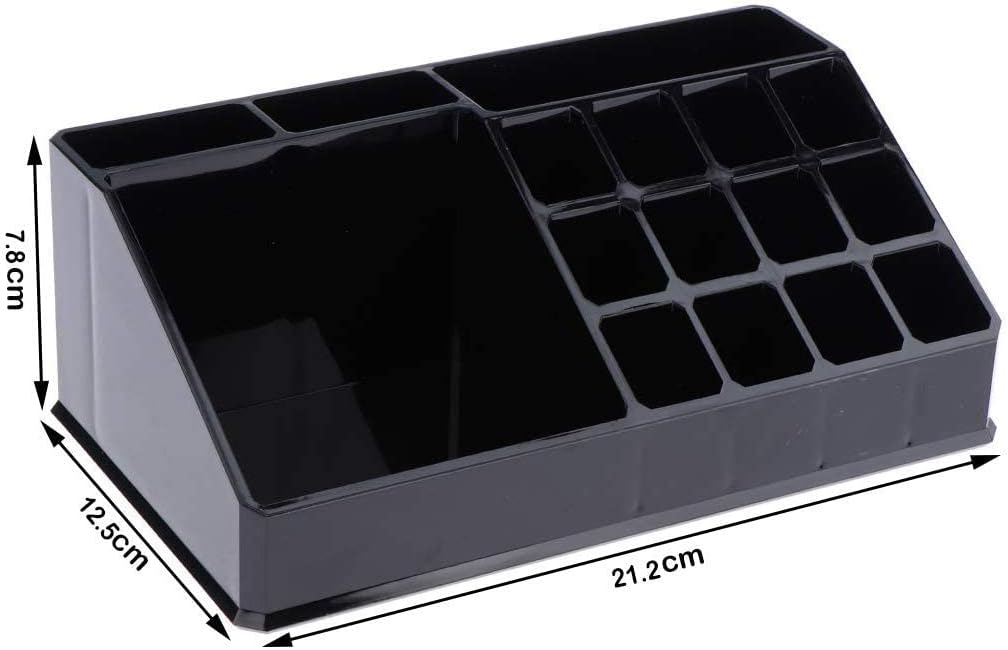 Premium Makeup Organizer - Stylish Storage Solution For Lipsticks, Cosmetic Brushes, Eyeliners, And Nail Polishes