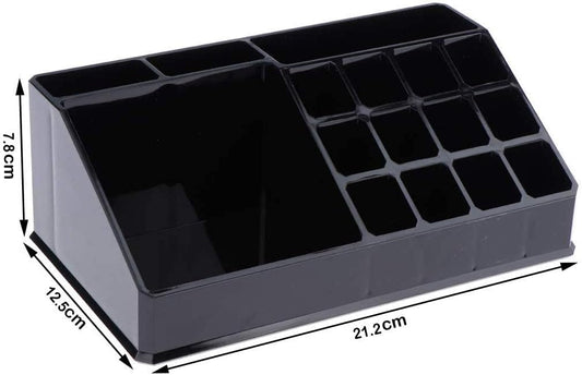 (ONLY BOX) Premium Makeup Organizer - Stylish Storage Solution For Lipsticks, Cosmetic Brushes, Eyeliners, And Nail Polishes