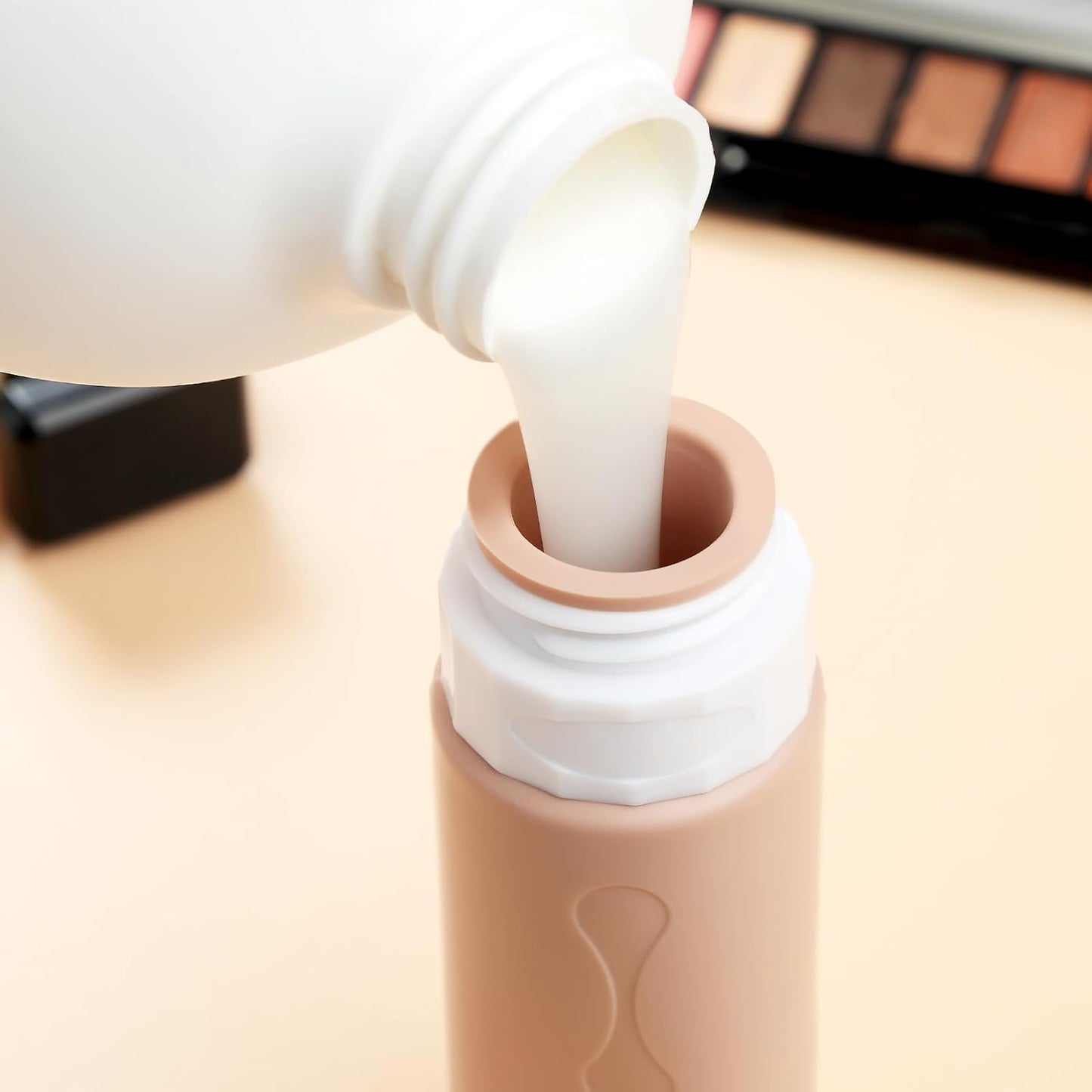 Leakproof Travel Bottle Set with Pouch | Refillable Silicone Containers (4-Piece Kit)