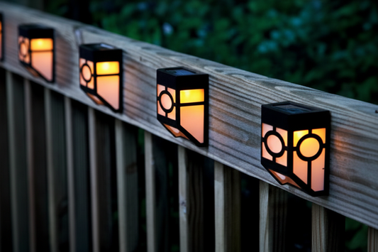 Solar Garden Decoration Light – Warm Bright Outdoor Waterproof Wall & Stair Lighting