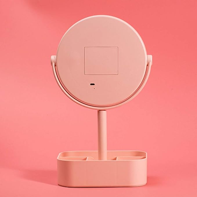 Portable Rechargeable Makeup Mirror with LED Lights | Perfect for Travel & Daily Use