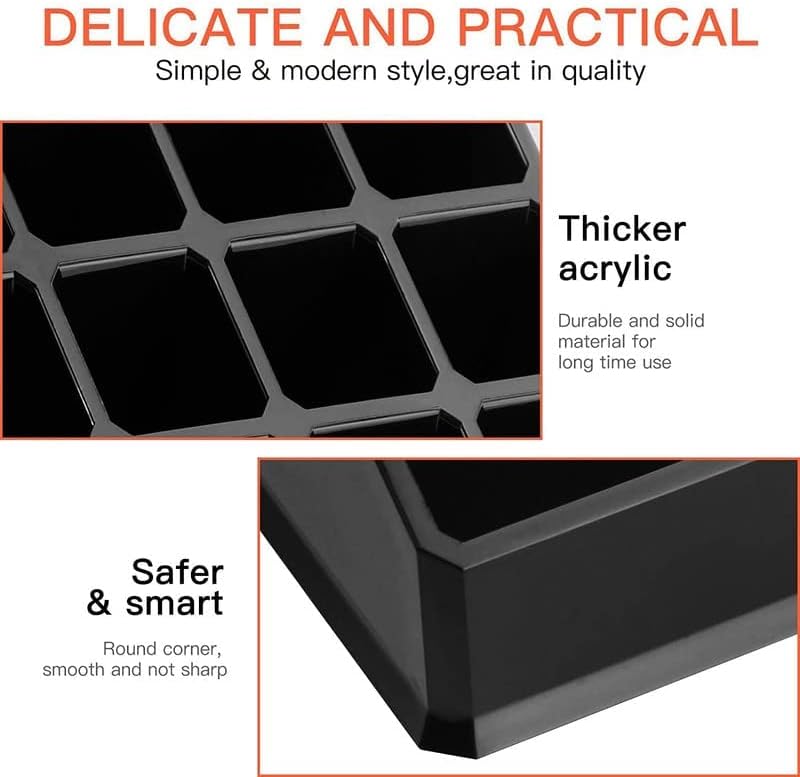 Premium Makeup Organizer - Stylish Storage Solution For Lipsticks, Cosmetic Brushes, Eyeliners, And Nail Polishes