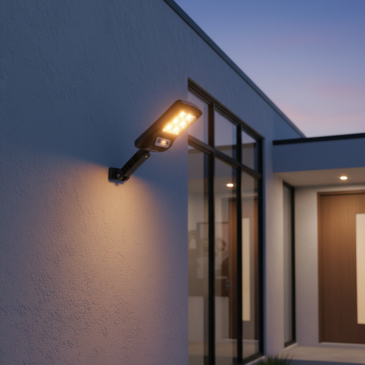 Solar COB Bright Sensor Light – Waterproof Outdoor Motion Sensor Wall Lamp