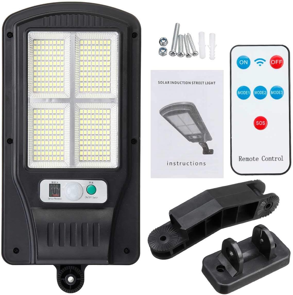 Solar COB Bright Sensor Light – Waterproof Outdoor Motion Sensor Wall Lamp