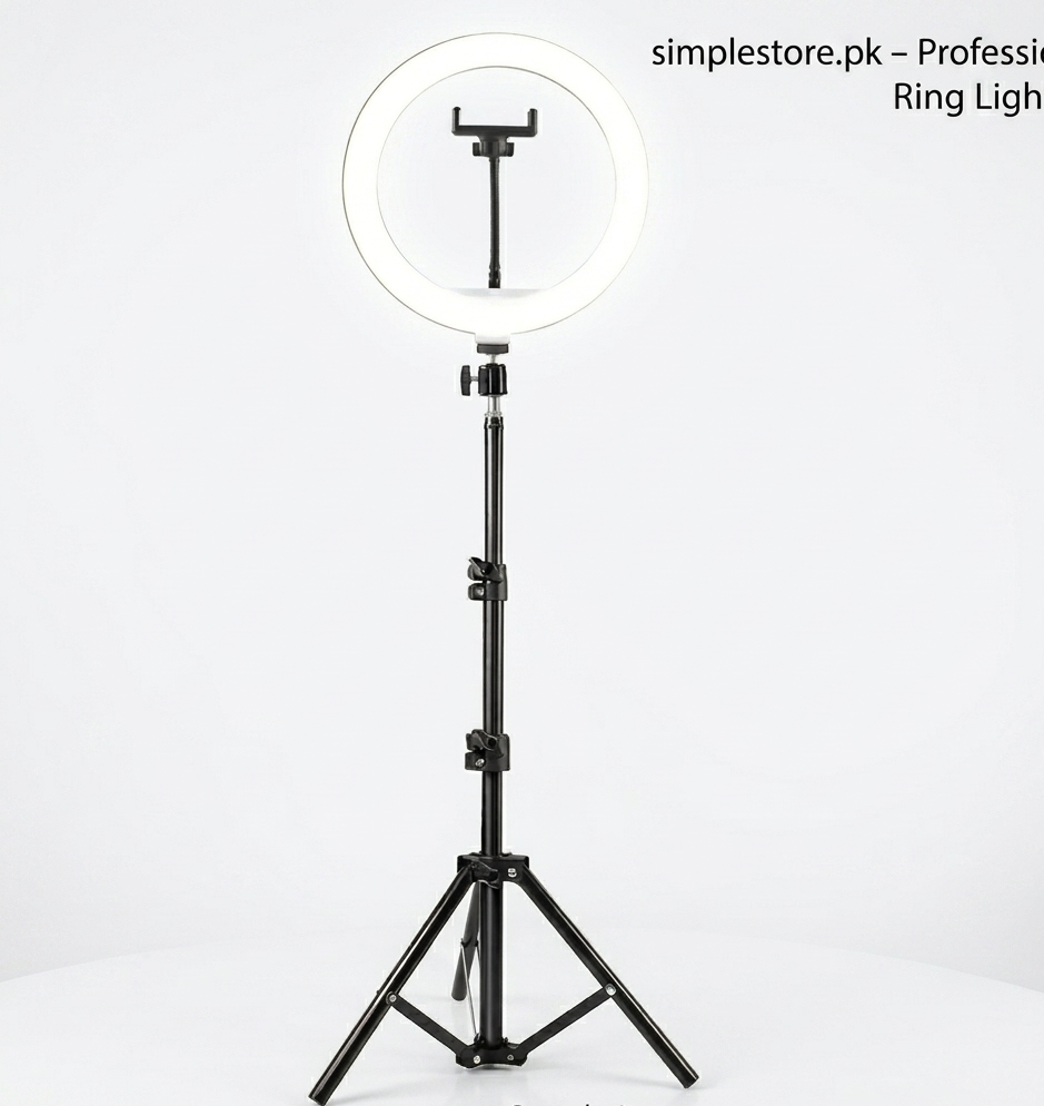 Simple Store | Professional LED Ring Light Kit with Adjustable Tripod Stand