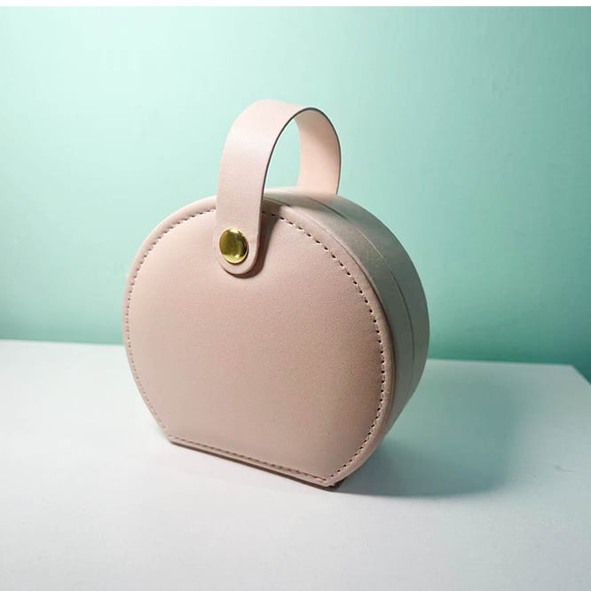 Luxe Round Jewelry Case