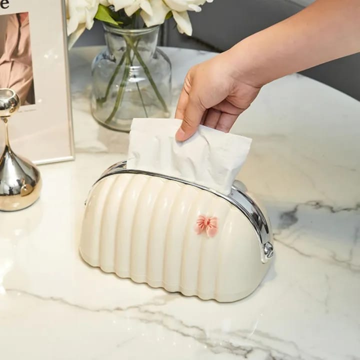 Simple Store | Luxury Coppy/Clasp Style Tissue Box Holder