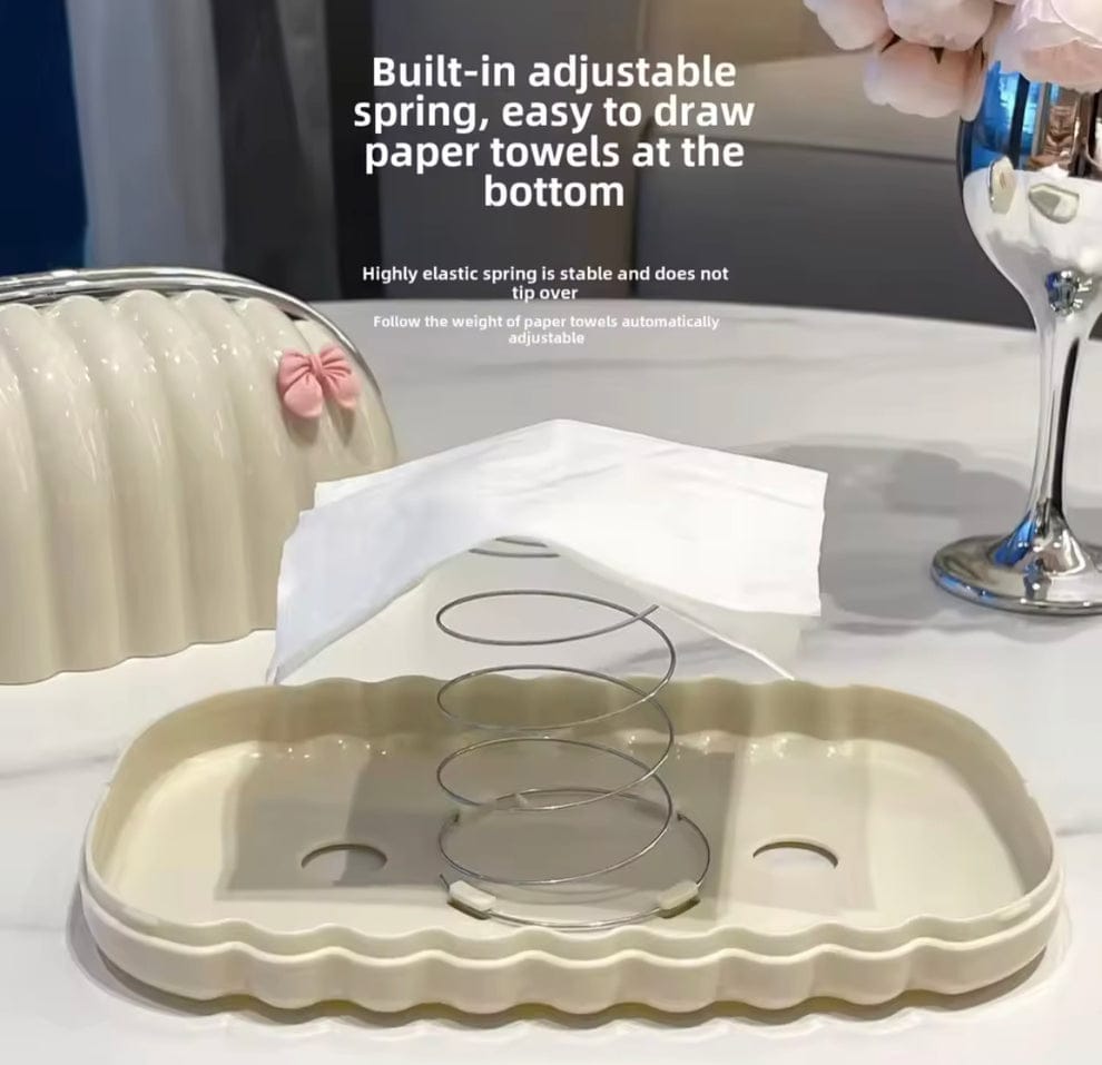 Simple Store | Luxury Coppy/Clasp Style Tissue Box Holder
