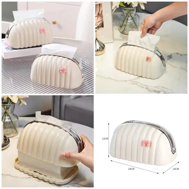 Simple Store | Luxury Coppy/Clasp Style Tissue Box Holder