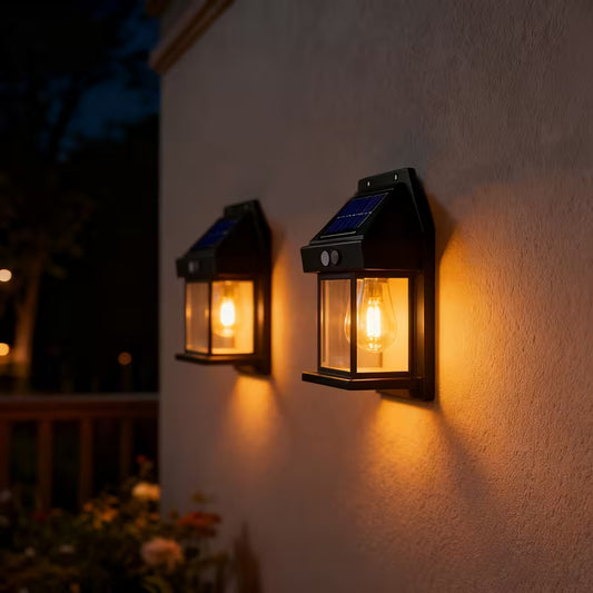 Solar Sensor Wall Light – Motion Activated Outdoor LED for Garden, Porch & Pathway
